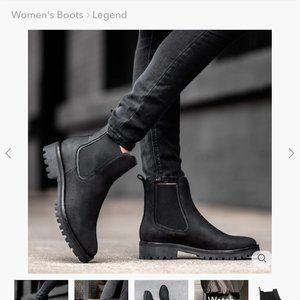 Thursday Boot Company Legend Chelsea Boot Black Matte Size 7